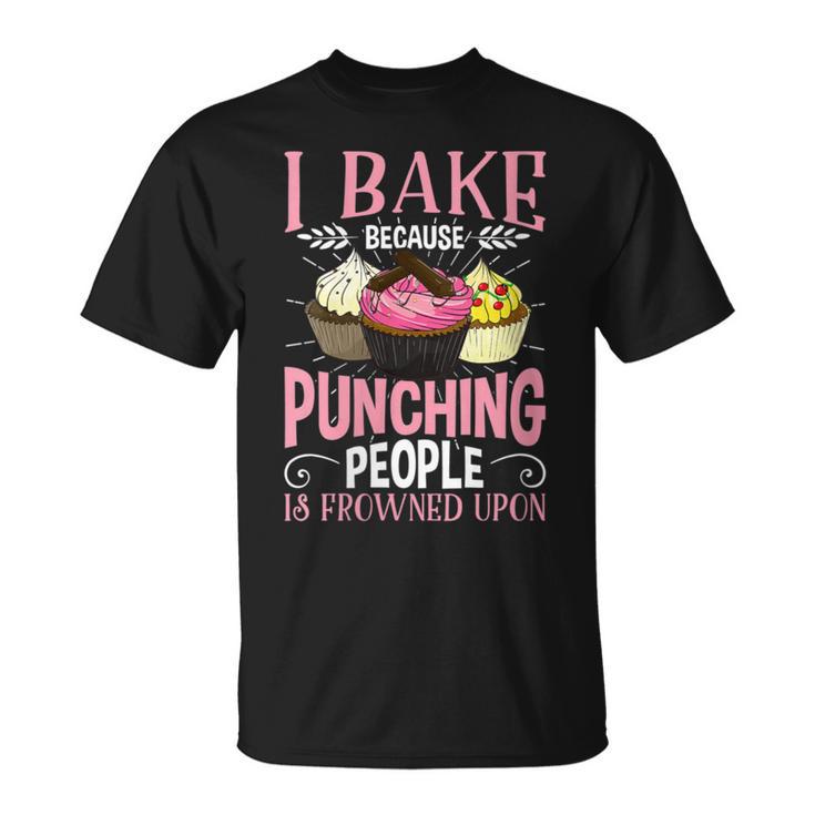 Rude Cupcake Bakery Humor Baking Joke T-Shirt