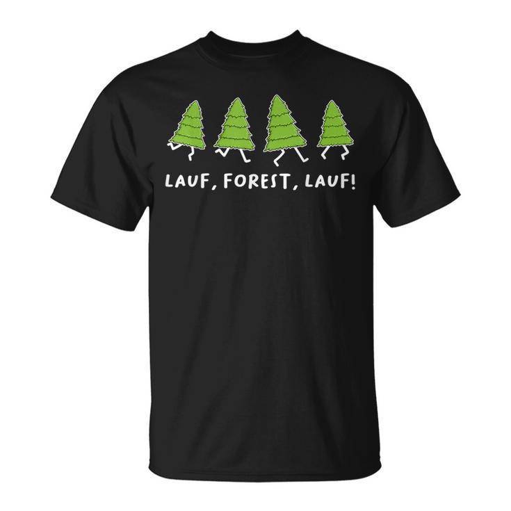 Running Forest Running Parody Sayings T-Shirt