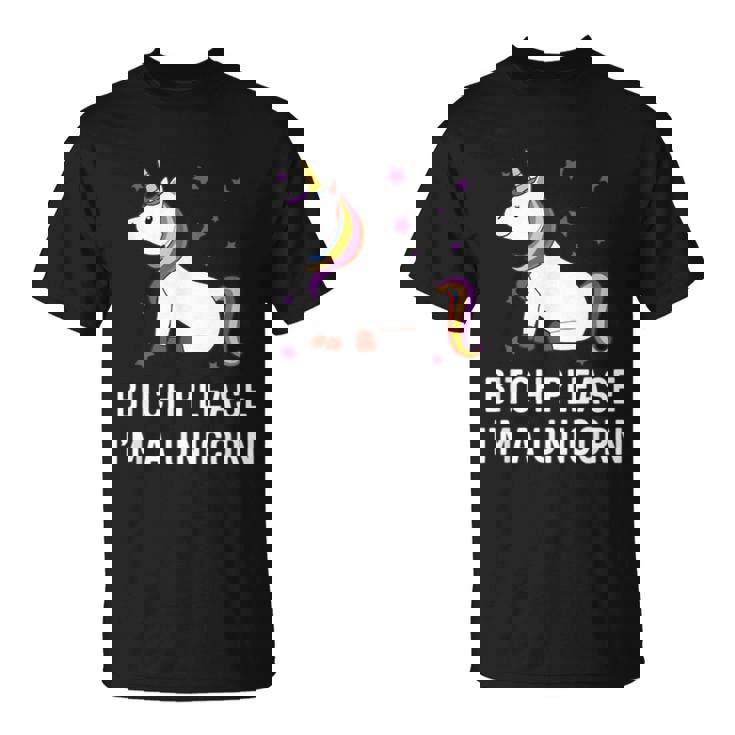 Salope Je Suis Une Licorne Impertinente Offensive Fuck Off Magical T-Shirt