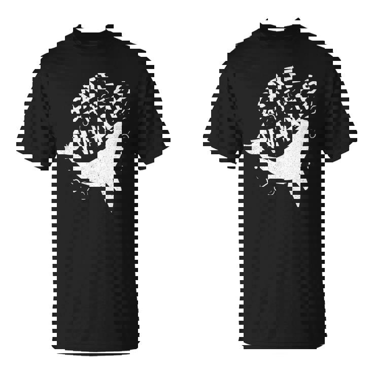 Salvar A Las Ballenas Camiseta unisex
