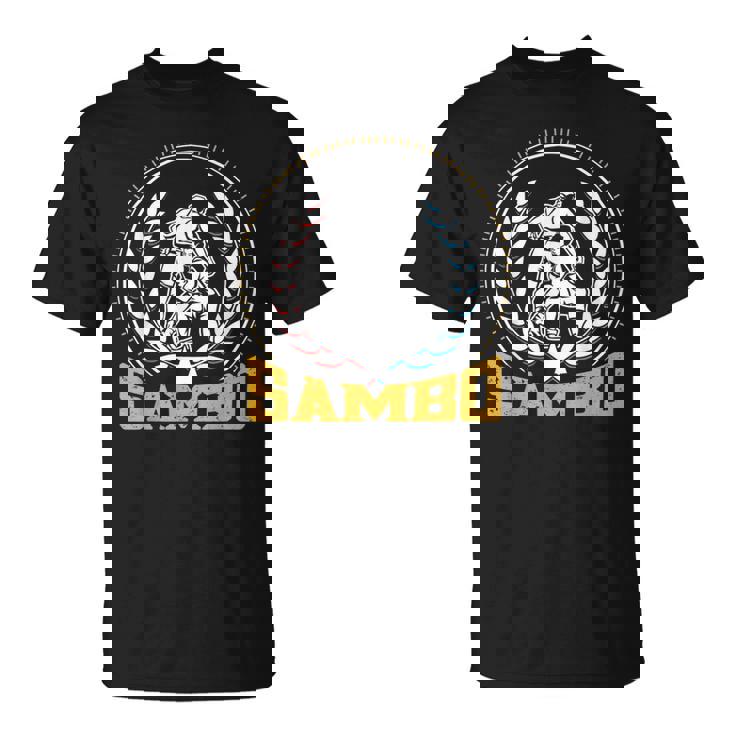 Sambo Cazas Artes Marciales Entrenador Formación Camiseta unisex