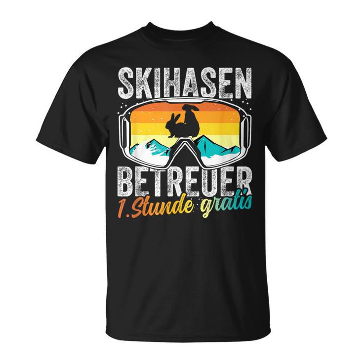 Ski Bunny Caregiver Ski Holiday Ski Instructor Apres Ski Party T-Shirt