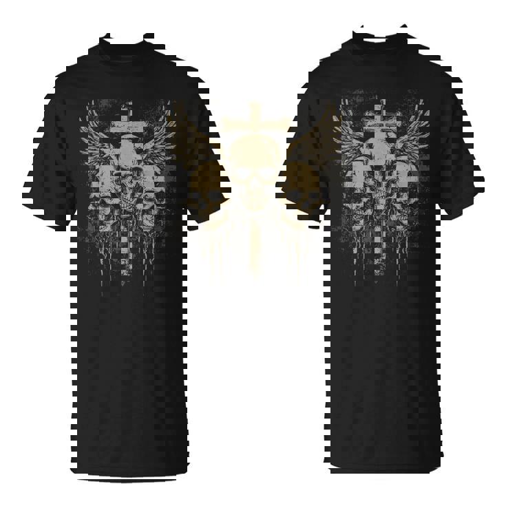 トップス 00s- Grunge Skull Cross Long T-shirt Y2K 00s- Grunge Skull Cross Long T-shirt Y2K - メルカリ