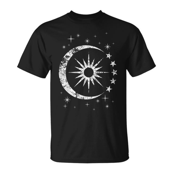 Sonne Mond Und Sterne T-Shirt