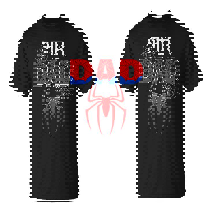 Spider Dad Father's Day Matching Family Birthday T-Shirt
