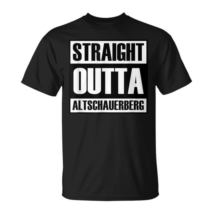 Straight Outta Altschauerberg Drachenlord Meme Internet T-Shirt