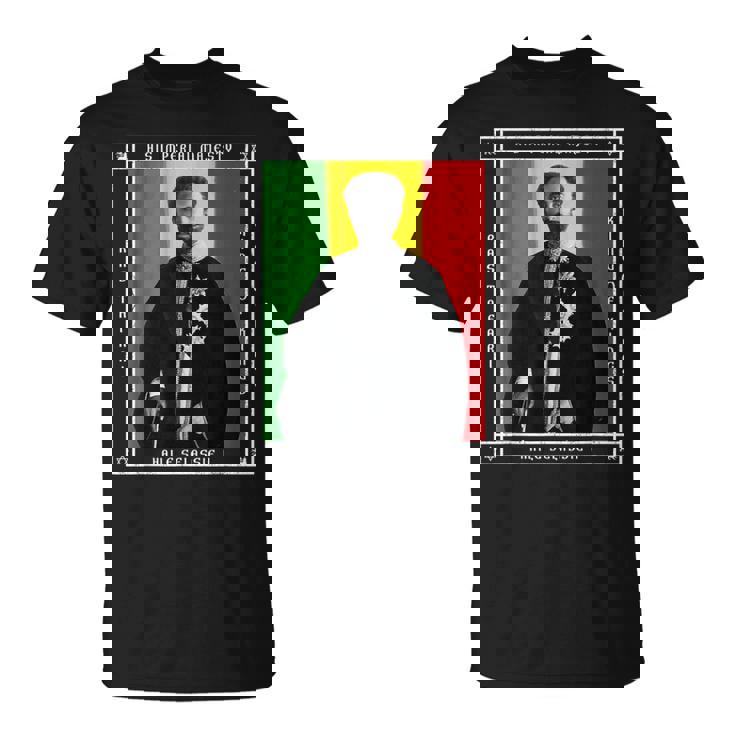 Su Majestad Imperial Haile Selassie I Camiseta unisex