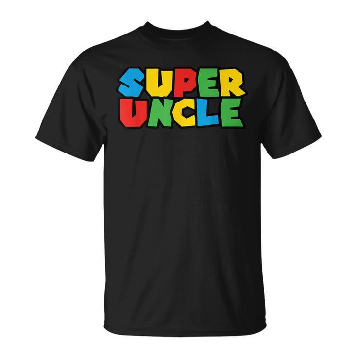 Superhero Uncle From Nephew Or Niece Super Uncle T-Shirt