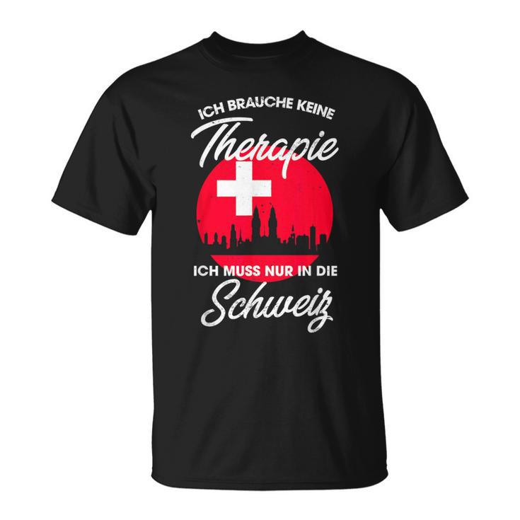 Swiss Flag Switzerland Holiday Switzerland T-Shirt