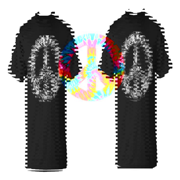 Symbole De Paix Tie-Dye Bohème Paix Harmonie Paix Et Unité T-Shirt