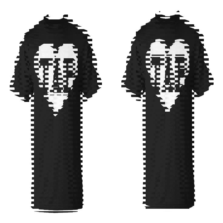 Tap Love Tap Dancer Dacing For Ballroom Dancing Lover T-Shirt