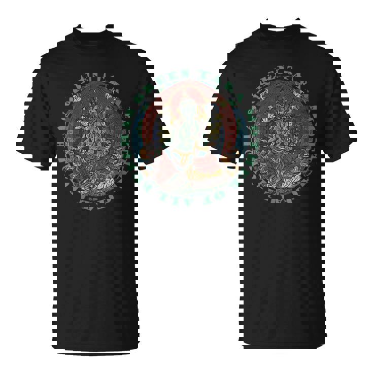 Taraerde Madre De Todos Los Budas Bodhisattva Dharma Cuello Camiseta unisex
