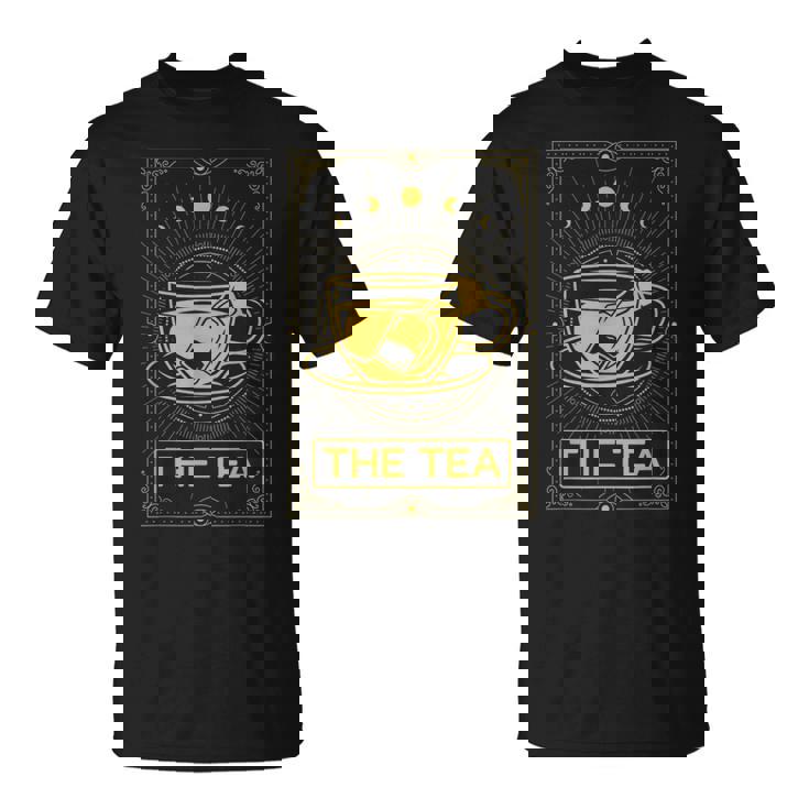 The Tea Drinker Tarot Card Reading Occult Dark Magic T-Shirt