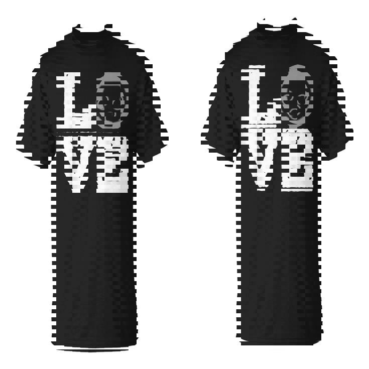 Técnico De Sonido Amor Xlr Conexión Ingeniero De Sonido Camiseta unisex