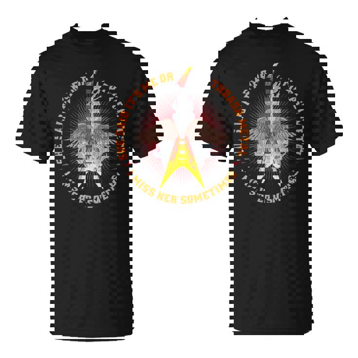 Thrash Metal Outfit Guitarra Soloinilo Concierto Thrash Metal Camiseta unisex