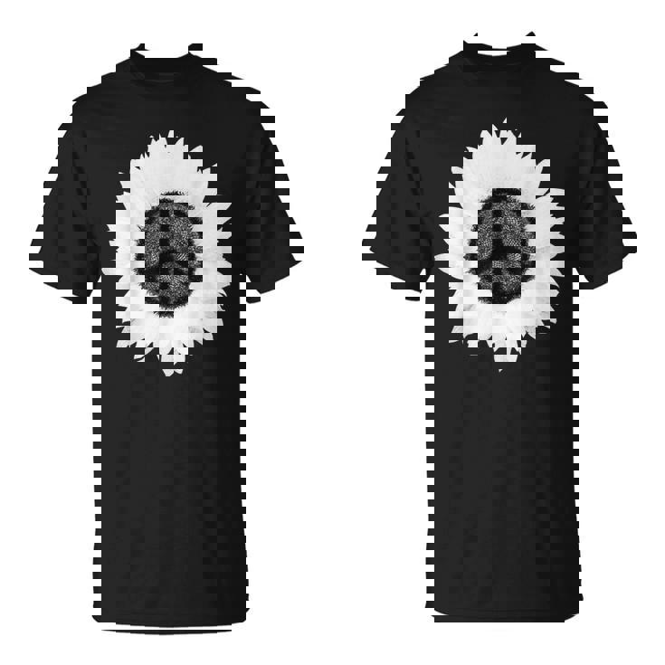 Tournesol Signe De La Paix Rétro Années 60 Années 70 Love Sh T-Shirt
