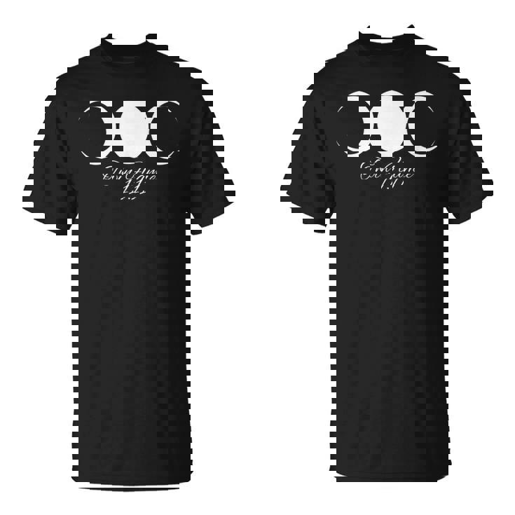 Twin Flame Cosmic Moon Phases Numerology T-Shirt