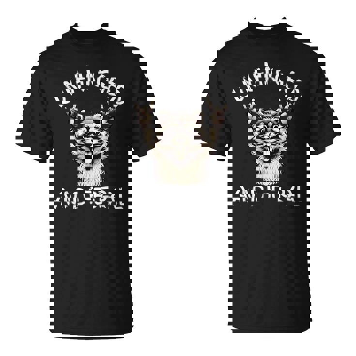 Unhinged Raccoon Vintage T-Shirt - Wild Style for Fun Fans