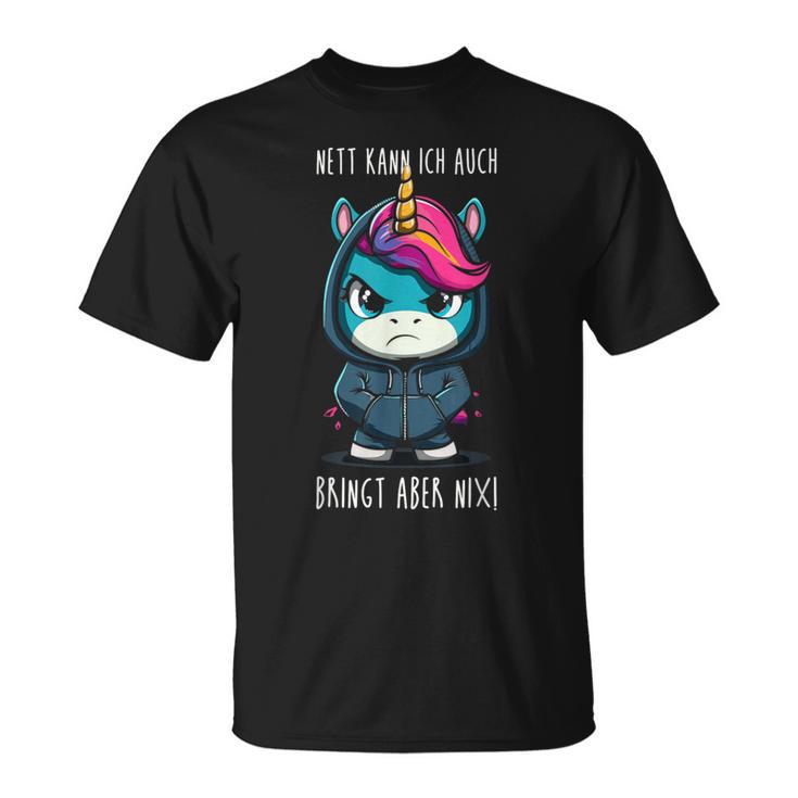 With Unicorn Saying T-Shirt