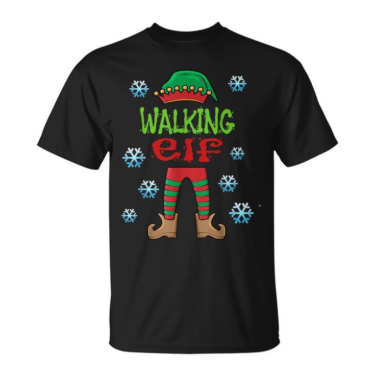 Walkers Lazy Christmas Costume Walking Elf T-Shirt