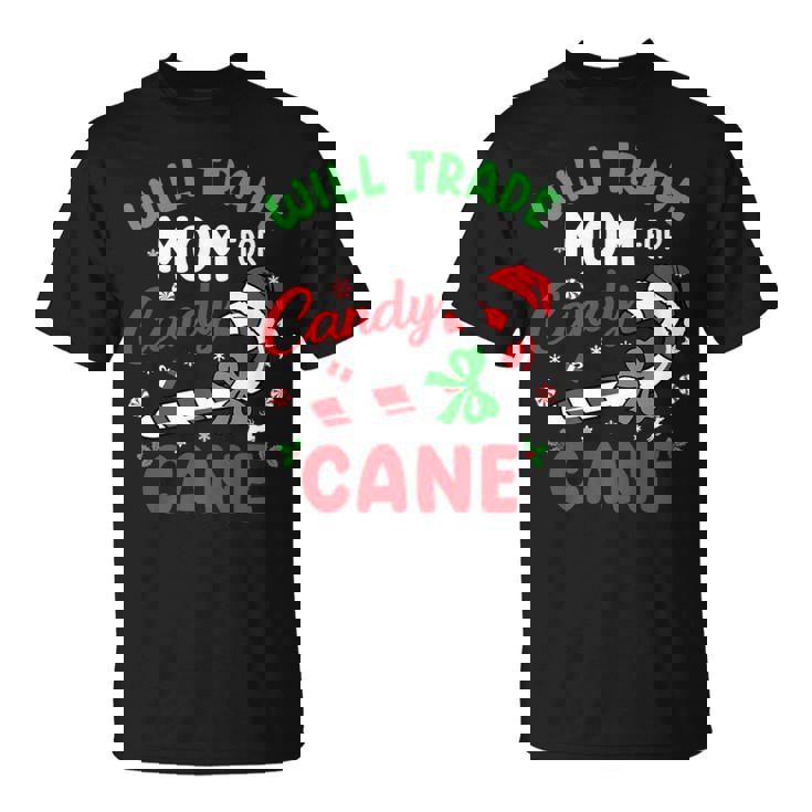 Will Trade Mom For Candy Cane Boys Girls Christmas Premium T-Shirt