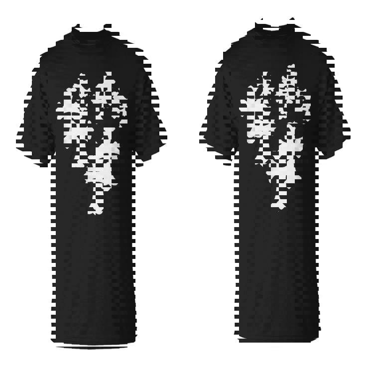 Y2k Cross Heart T-Shirt - Seseable