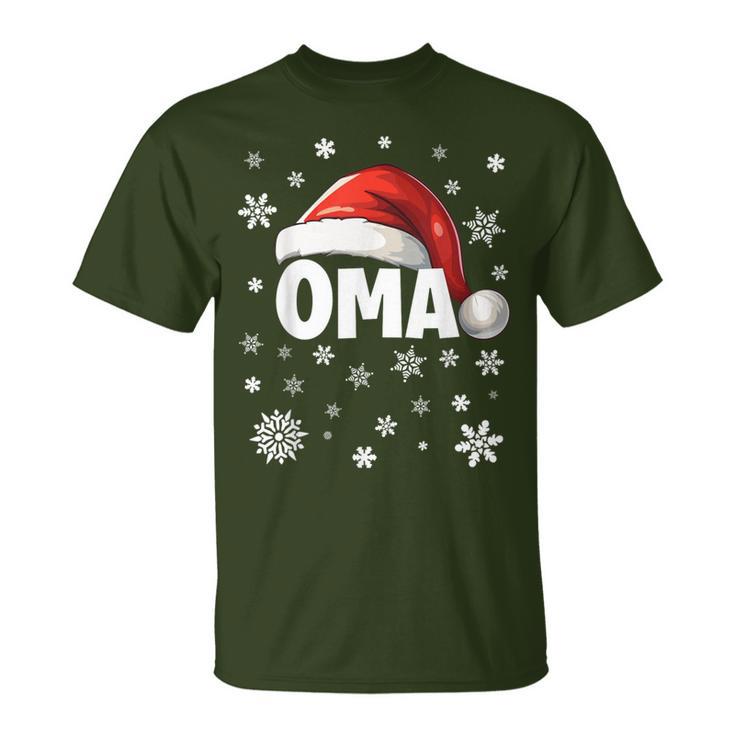 Christmas Outfit Christmas Hat Merry Christmas Grandma T-Shirt