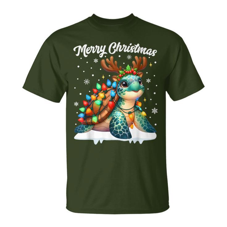 Christmas Outfit Christmas Jumper Turtle Christmas T-Shirt