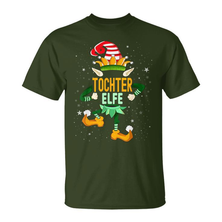 Daughter Elf Christmas Family Outfit Christmas Elf T-Shirt