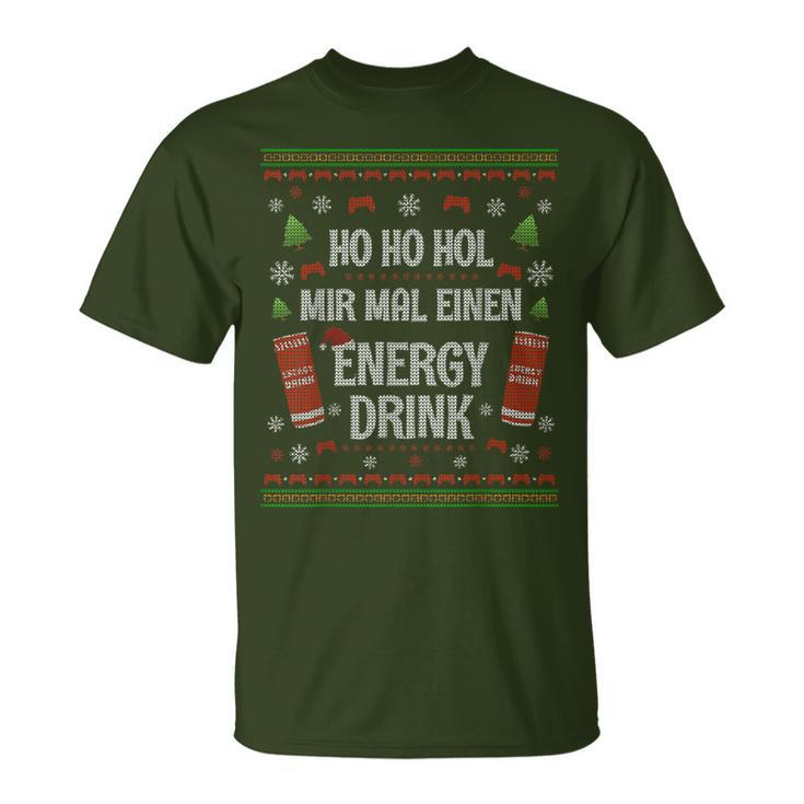 Energy Drink Ugly Sweaterideo Game Gaming Gamer T-Shirt