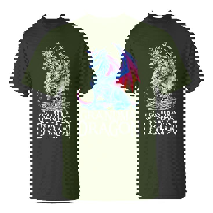 Grandma Dragon Grandmother Dragons Lover Mother's Day Xmas T-Shirt