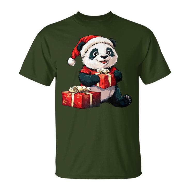 Pandas Christmas T-Shirt