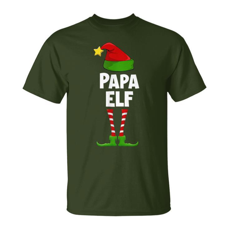 Papa Elf Partner Look Family Elves Outfit Xmas Christmas T-Shirt