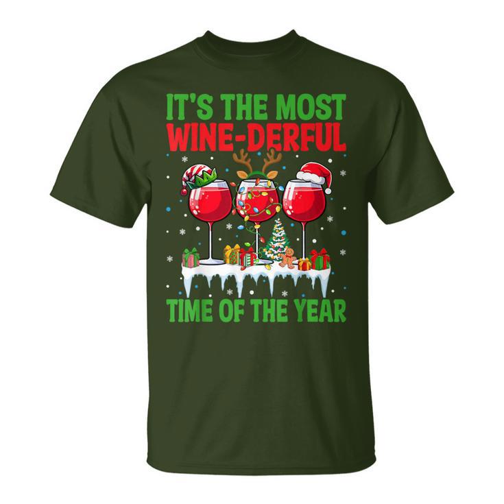 The Most Wine Derful Time Of The Year Christmas Women's T-Shirt