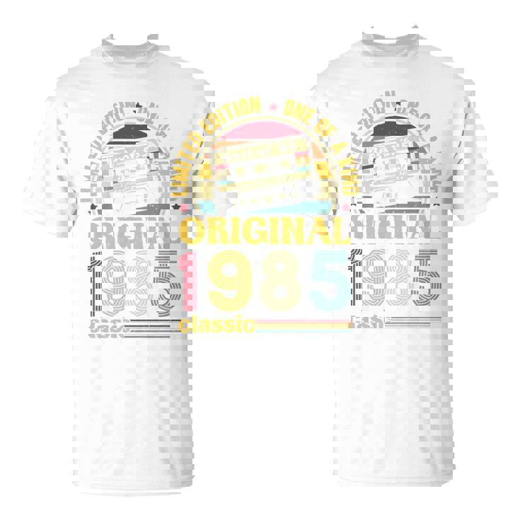 40 Cumpleaños 40 Años Hombre Intage 1985 Regalo Manga Larga Camiseta unisex