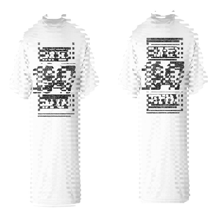 78 Cumpleaños Hombres 78 Años Retro Es Nacidos En 1947 Camiseta unisex