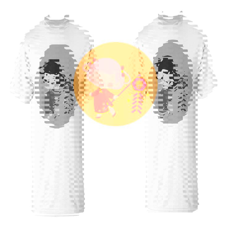 Adorable Chinese New Year Girl Women T-Shirt