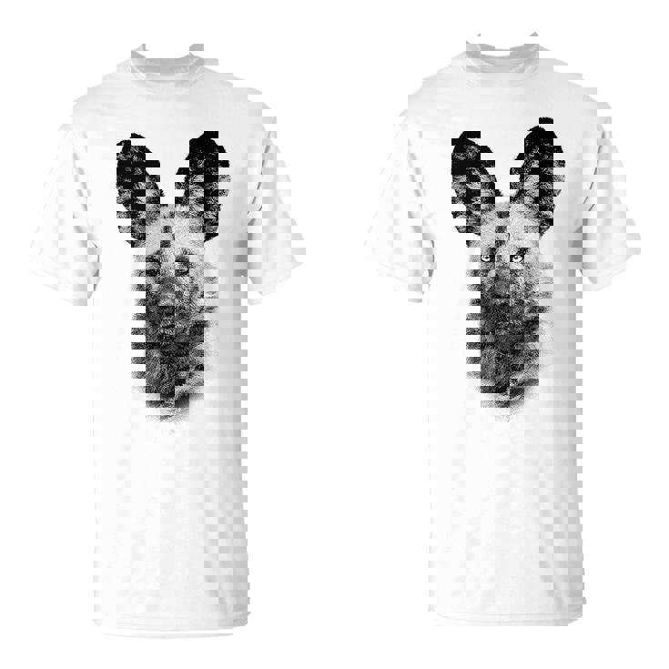 African Painted Dog Close-Up For Wild Dog Fans T-Shirt