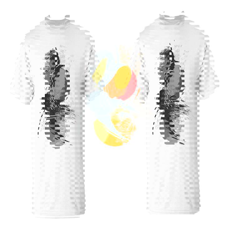 Arte Pintura Geométrica Dibujo Abstracto Arte Camiseta unisex