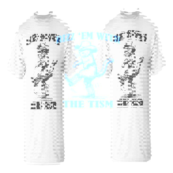 Autism Rizz Em Cat Rizz Em With The Tism T-Shirt