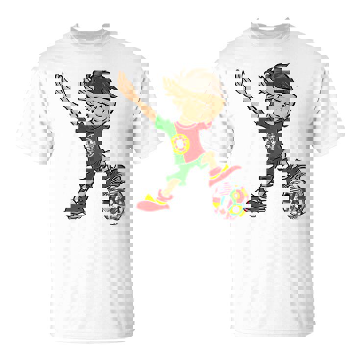 Bandera Portuguesa Portugal Boy Idea De Regalo Portugal Camiseta unisex