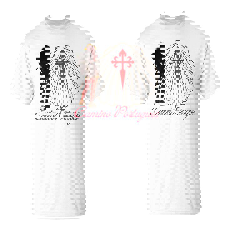 Camino Portugues Santiago De Compostela Shell Camiseta unisex