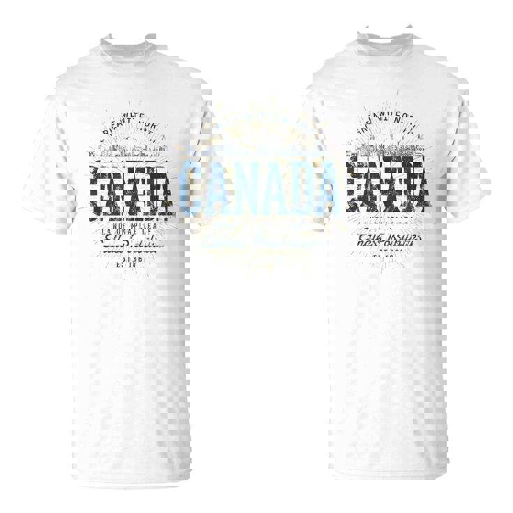 Canadá Estilo Retrointage Canada Camiseta unisex