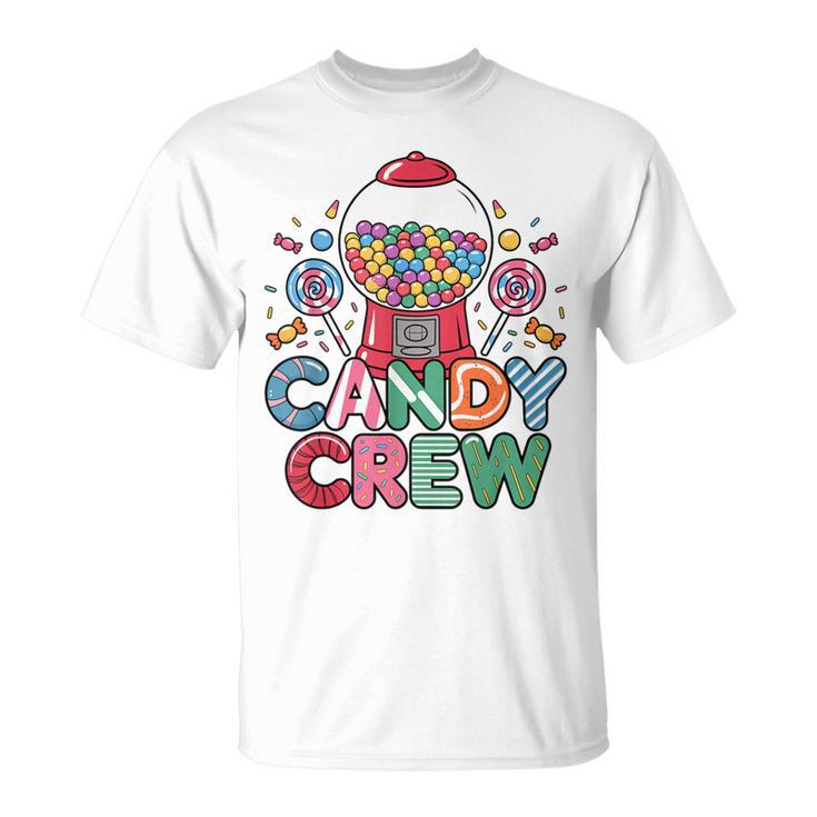 Candy Crew Colourful Candy Land Fun Candy Squad T-Shirt