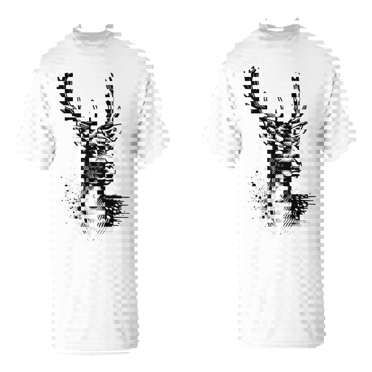 Chasseur Daim Cerf Motiv Chasse Chasseur T-Shirt