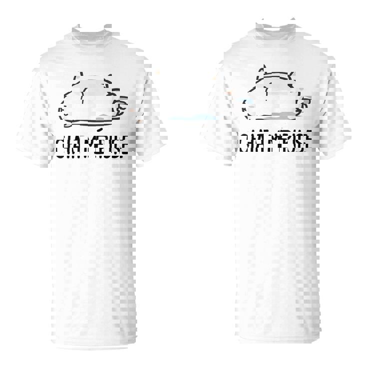 Chat Humour Cadeau Chat M'épuise T-Shirt