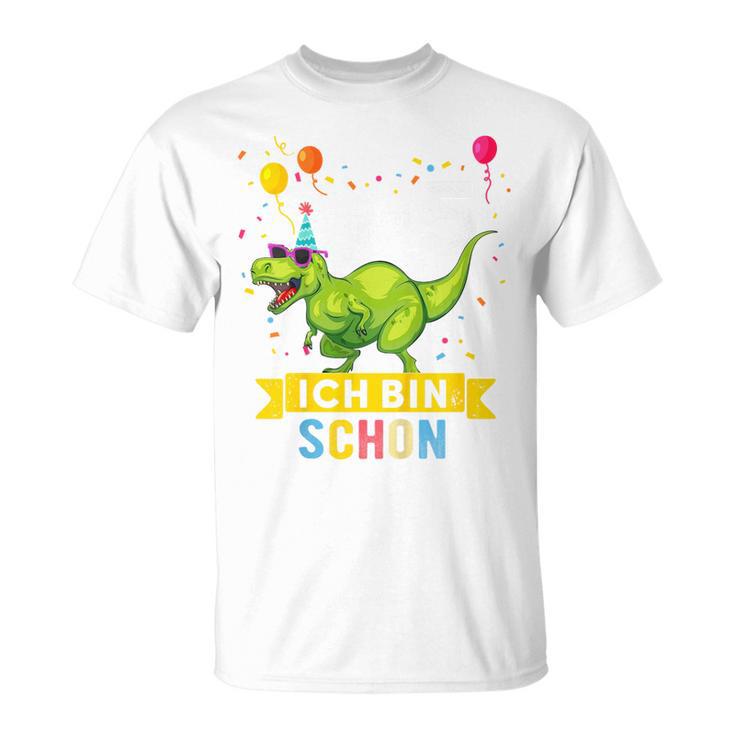 Children's 5 Years Birthday Dinosaur Boys Girls Dino T-Shirt