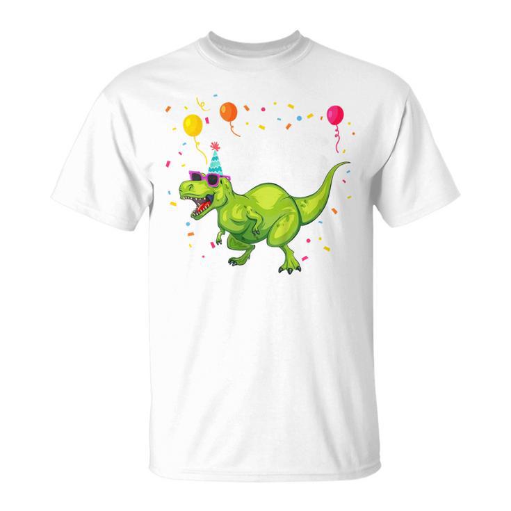 Children's Geburtstags 6 Jahre Junge Dinosaurier Dino Ich Bin 6 T-Shirt