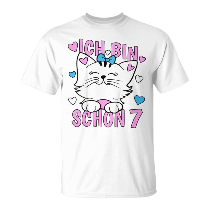 Children's Ich Bin Schon 7 Jahre Girl Ich Bin Schon 7 Years T-Shirt