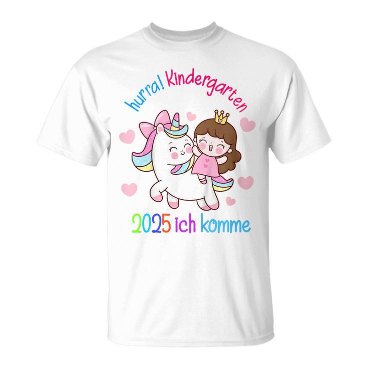 Children's Unicorn Girls Nursery Child 2025 Pink T-Shirt